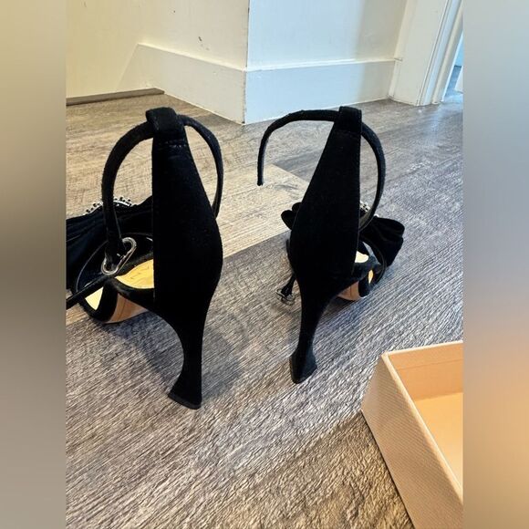 Alexandre Birman Black Heeled bow Sandals - Picture 5 of 8